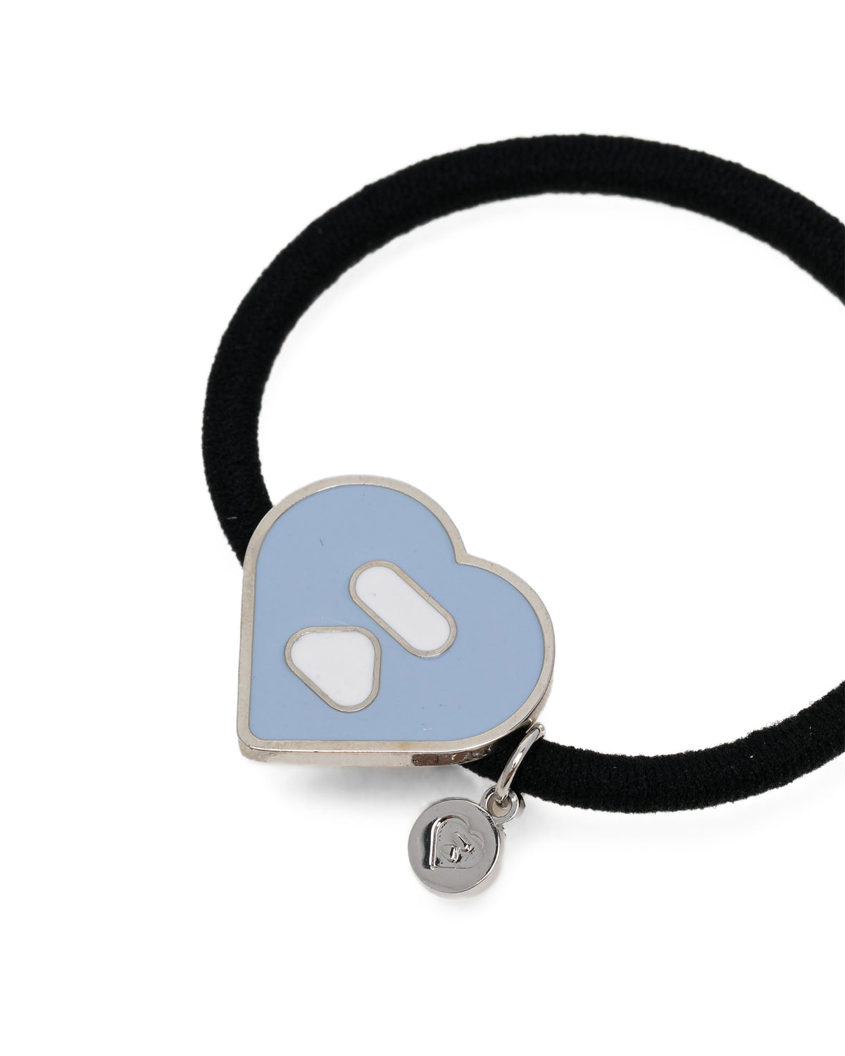 Heart moonface hair tie