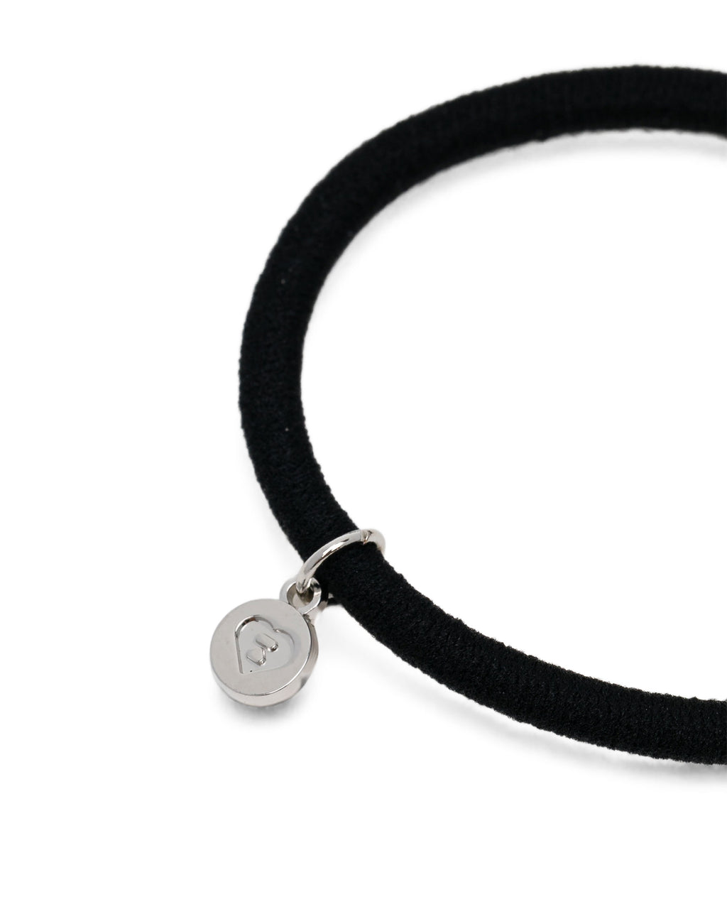 Heart moonface hair tie