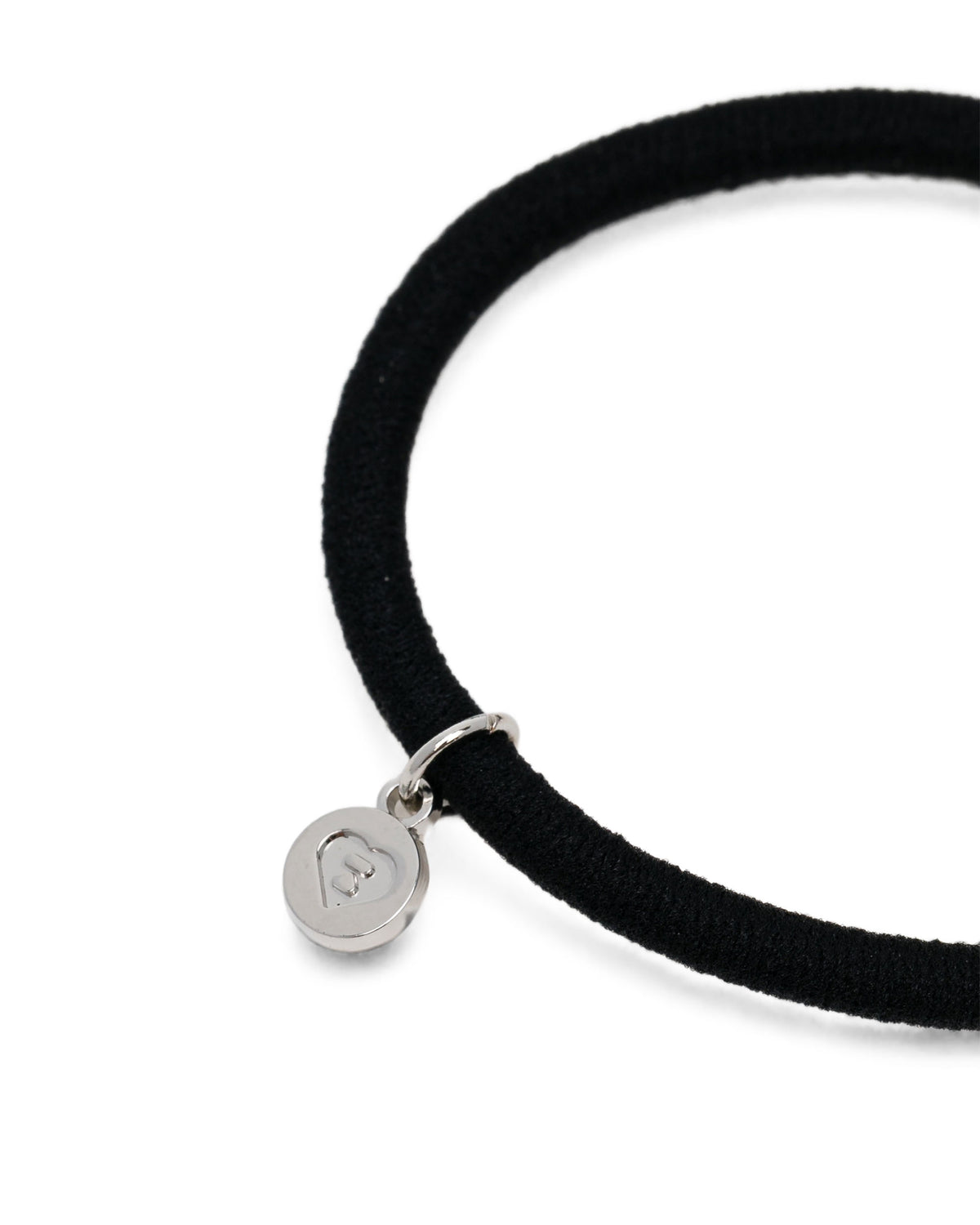 Heart moonface hair tie
