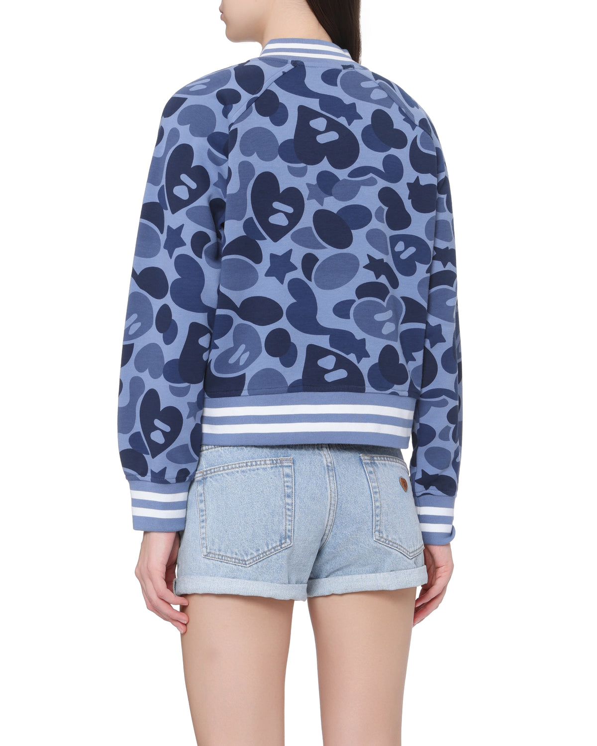 Printed varsity jacket