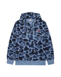Camo zip-up hoodie