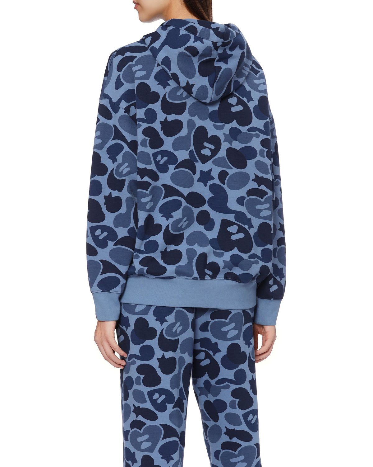 Camo zip-up hoodie