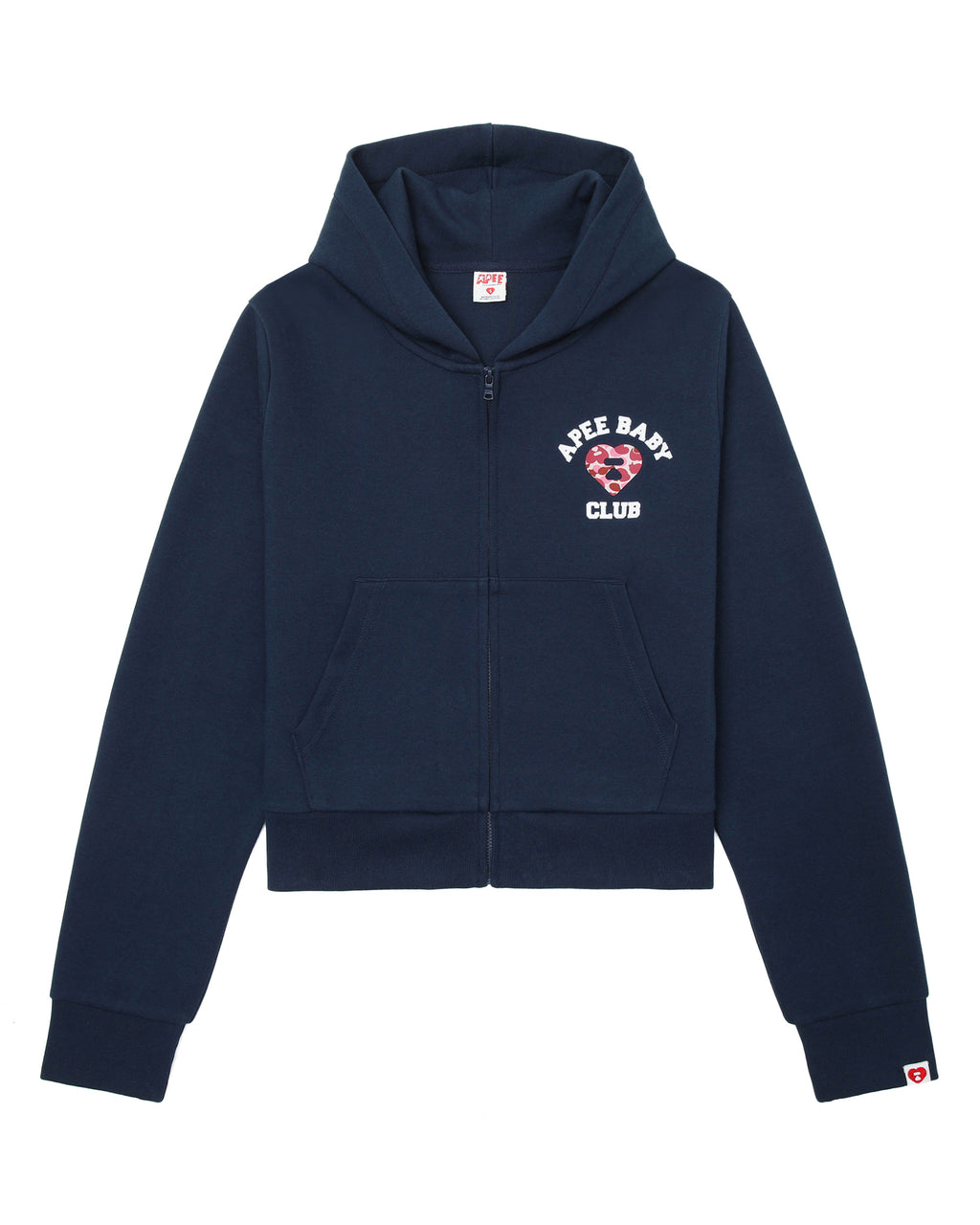 Hooded zip-up jacket