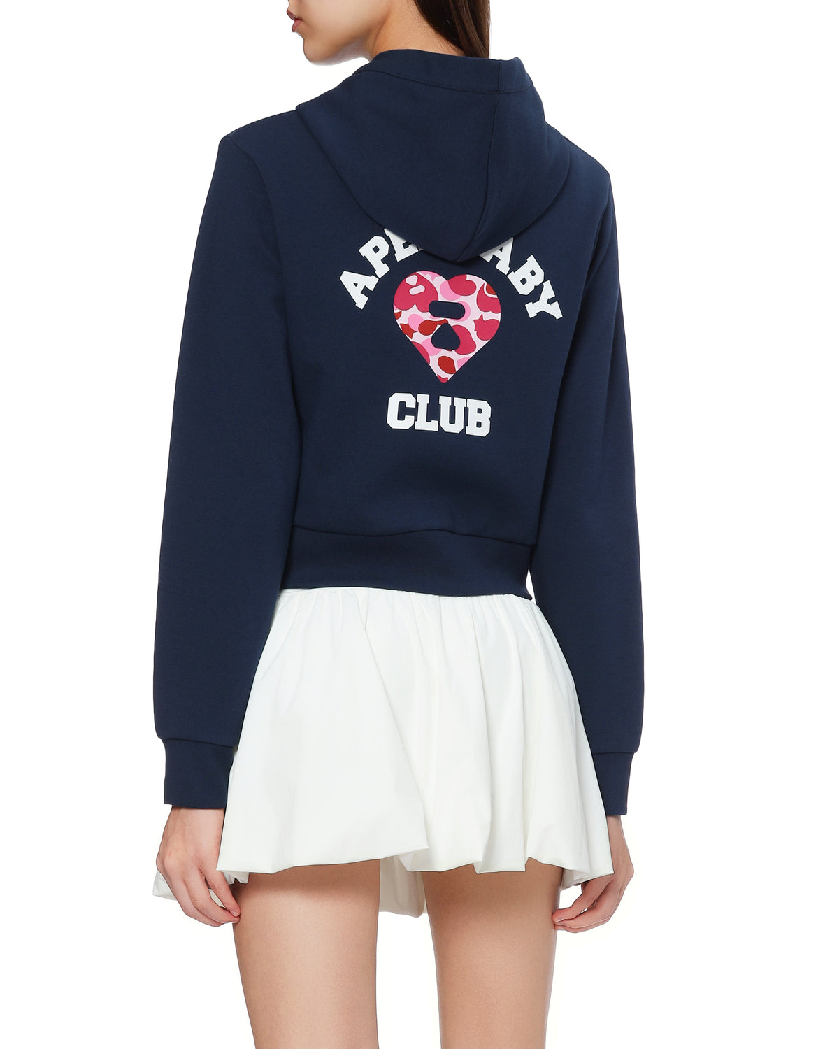 Hooded zip-up jacket