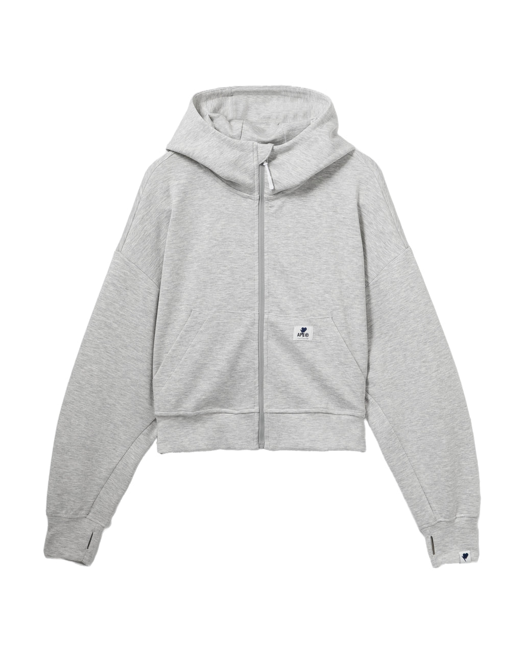 Hooded zip-up jacket