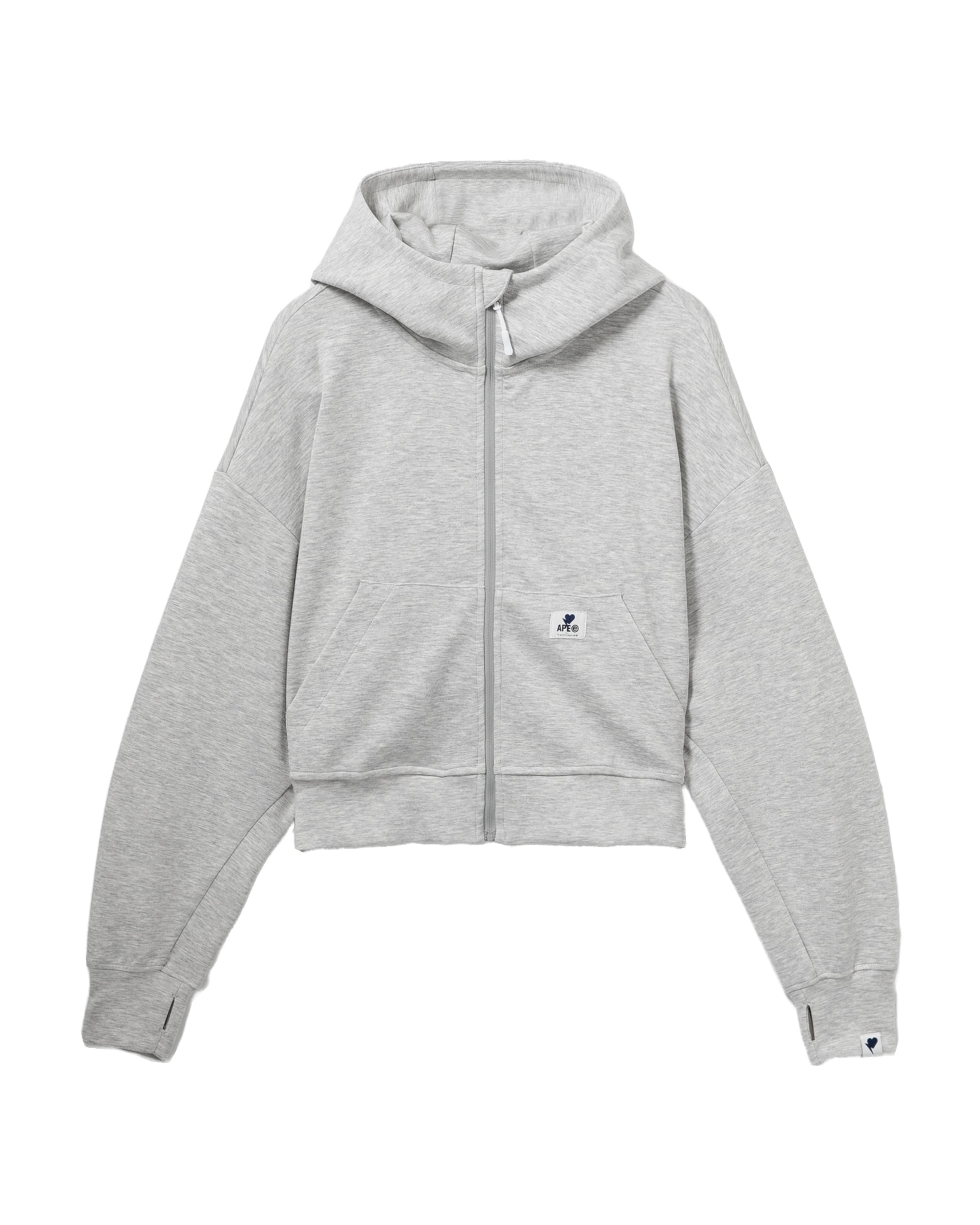 Hooded zip-up jacket
