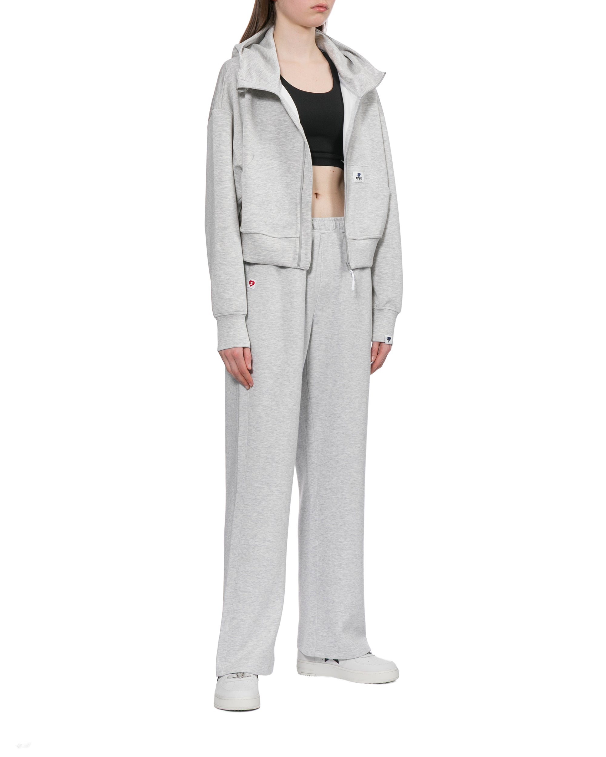 Hooded zip-up jacket