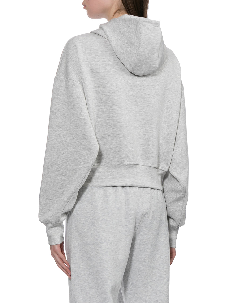 Hooded zip-up jacket
