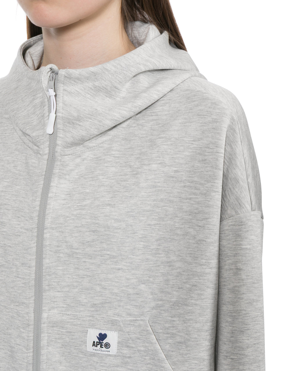 Hooded zip-up jacket