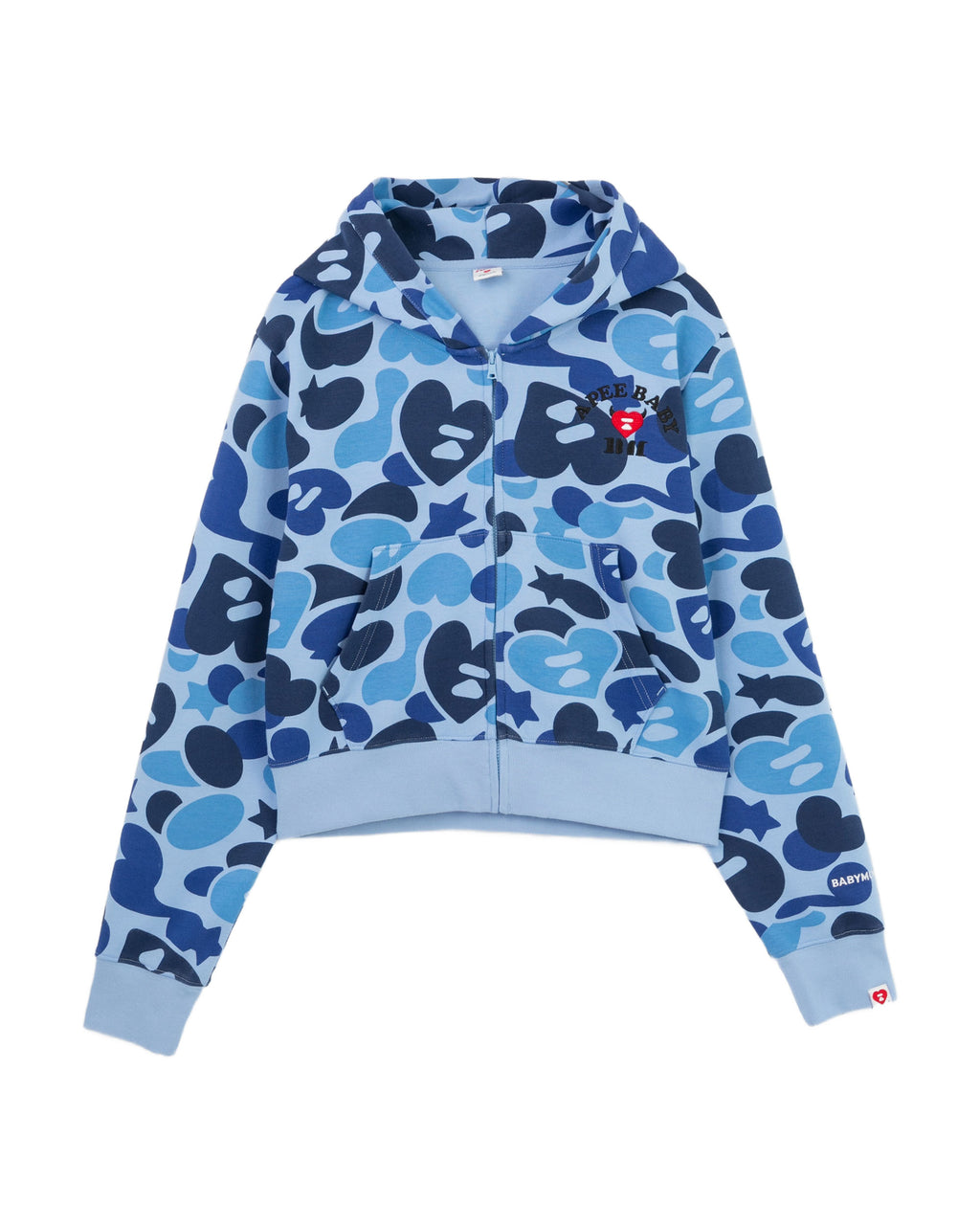 X BABYMONSTER ABC Multi Camo Zip Up Hoodie