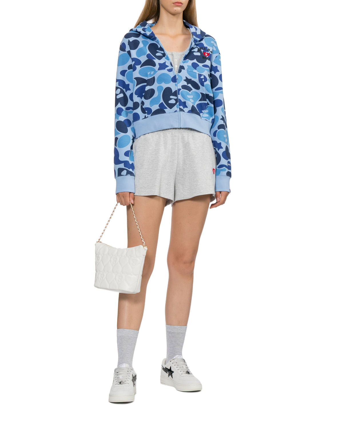 X BABYMONSTER ABC Multi Camo Zip Up Hoodie