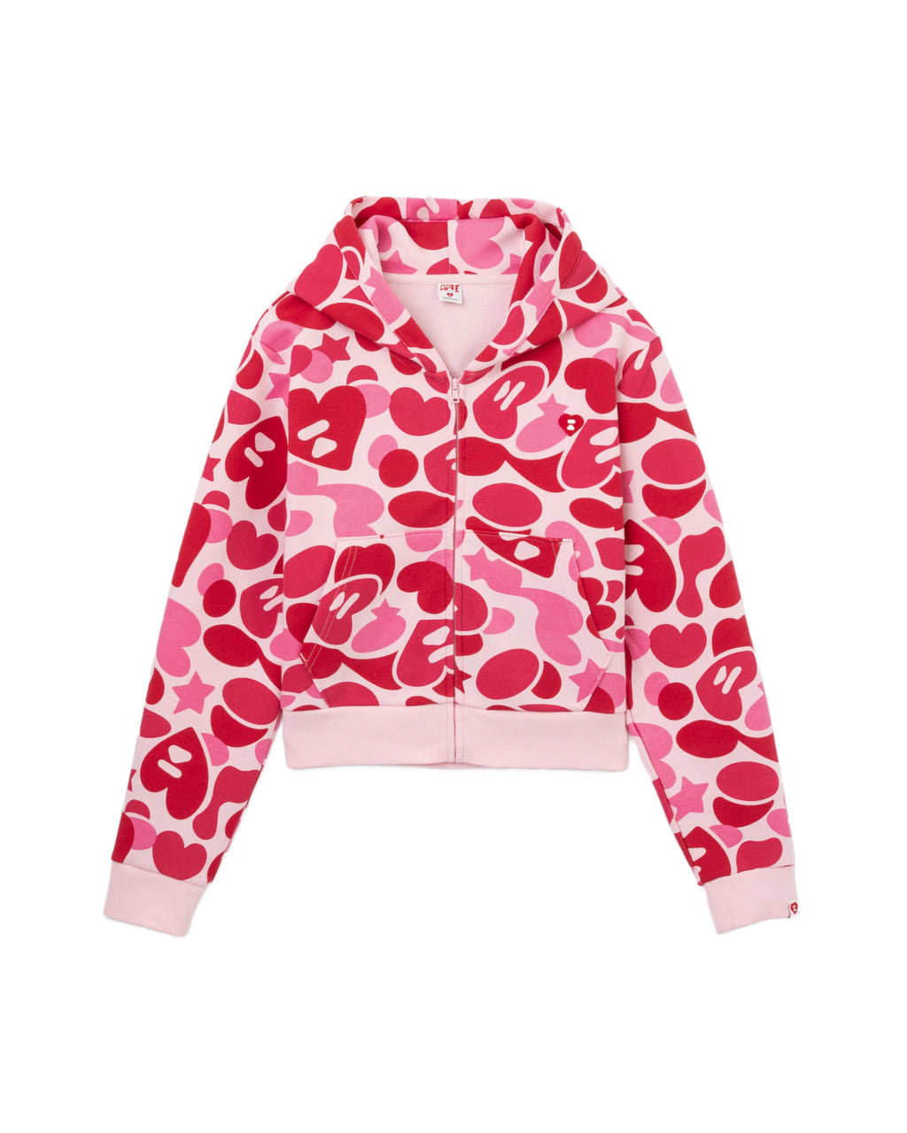 Camo zip up hoodie