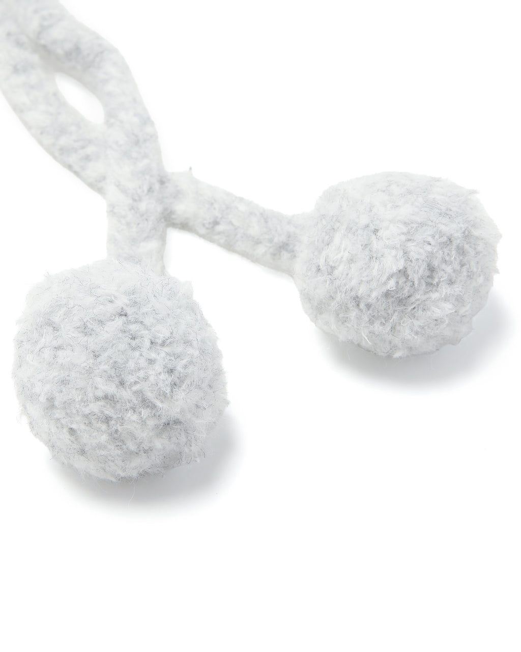 Pom pom tie beanie