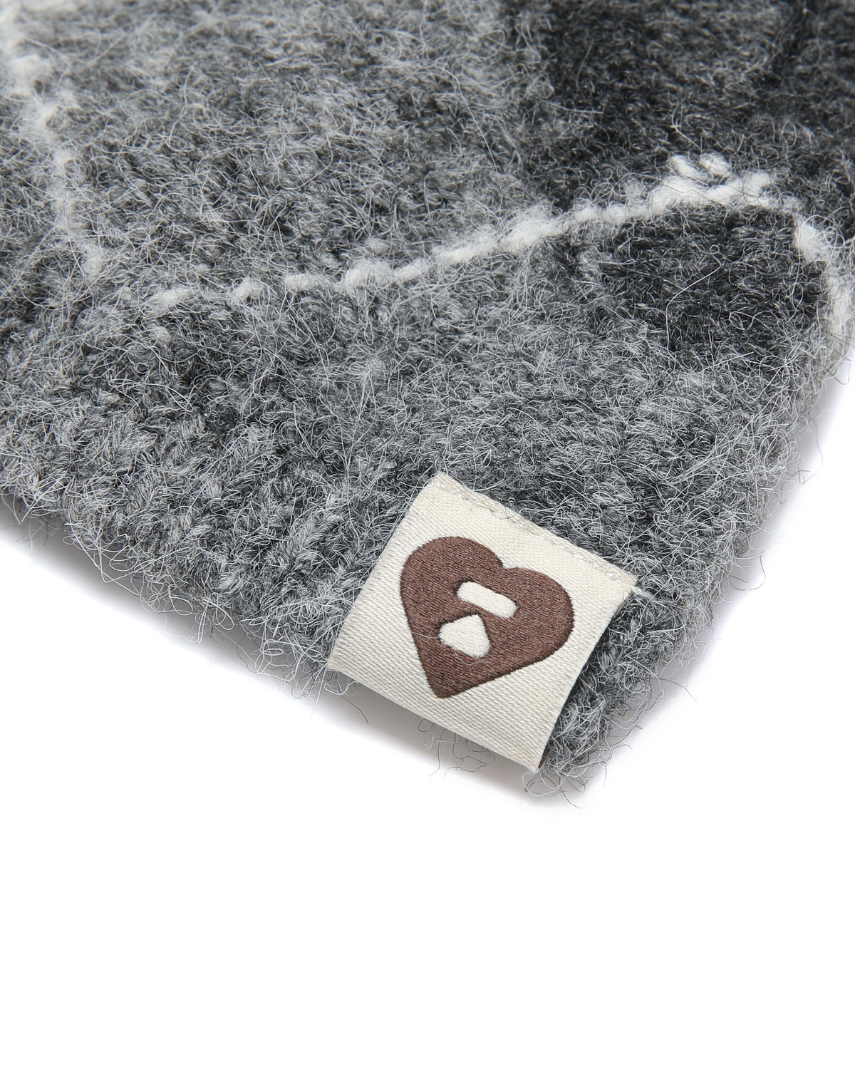 Heart jacquard balaclava