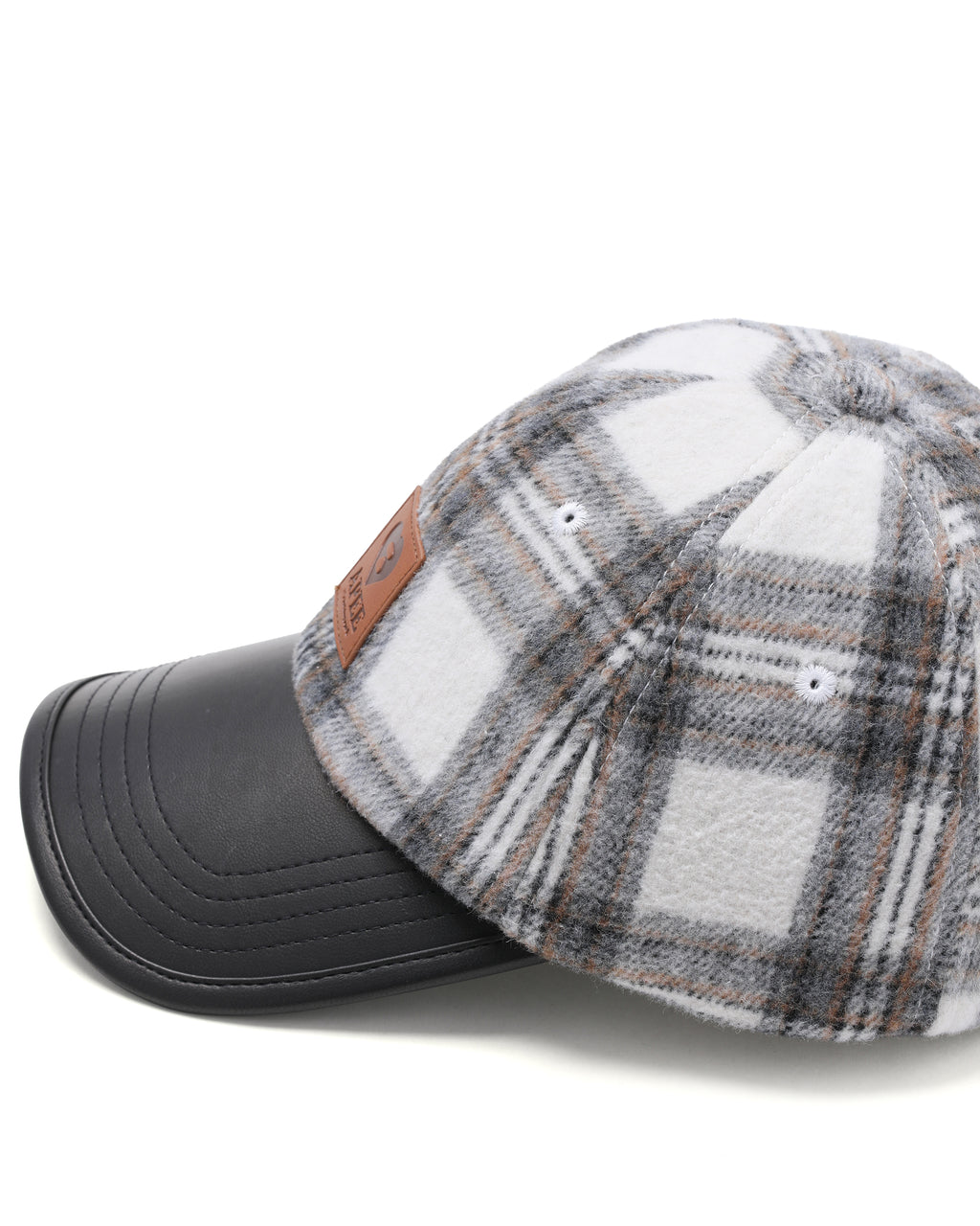 Plaid baseball cap