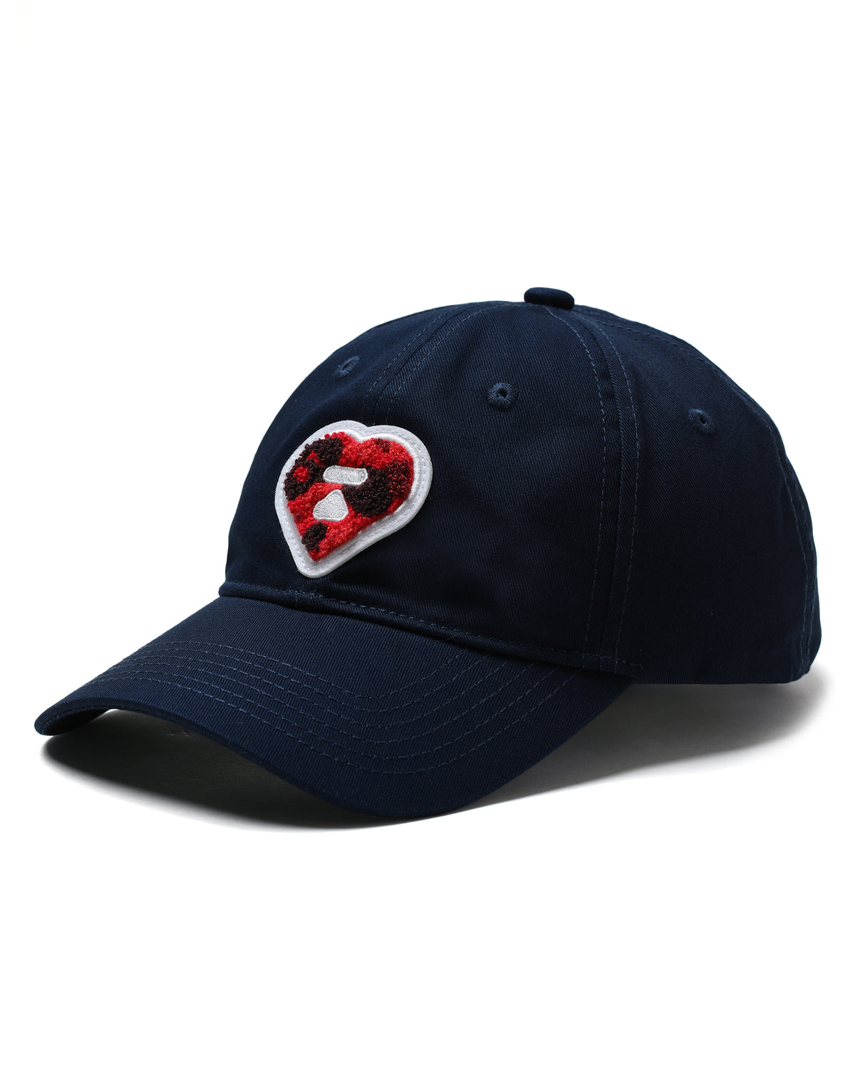 Heart logo patch cap