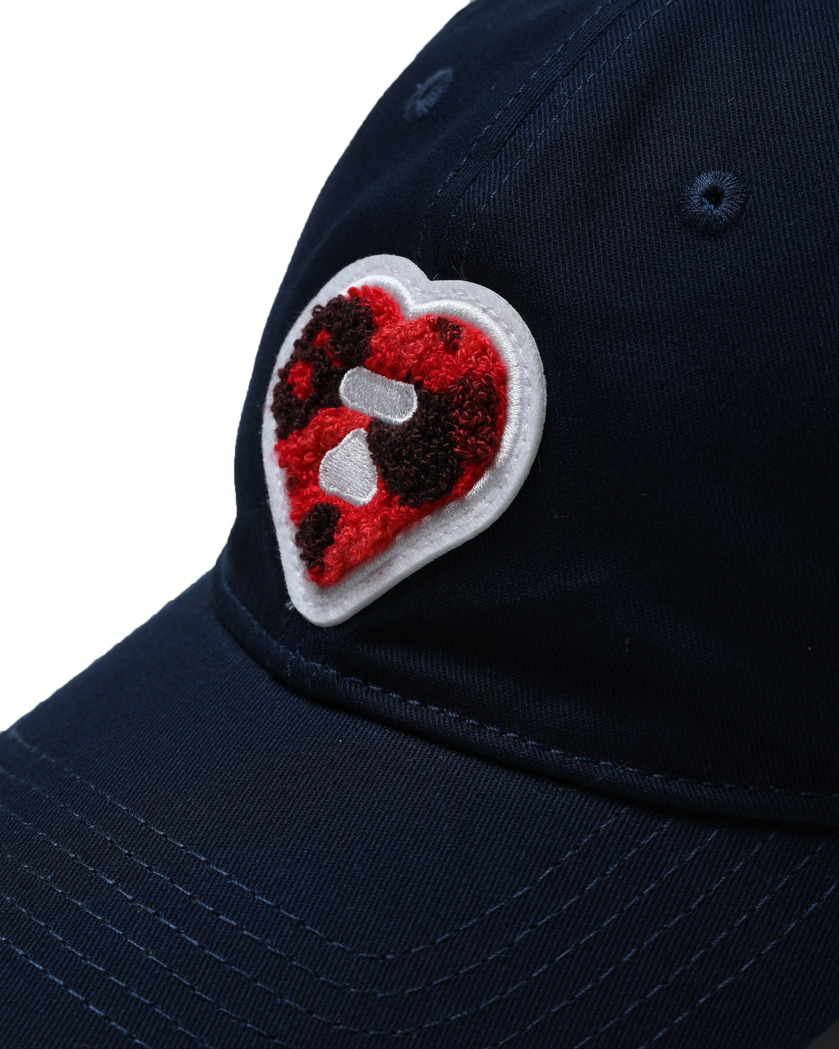 Heart logo patch cap