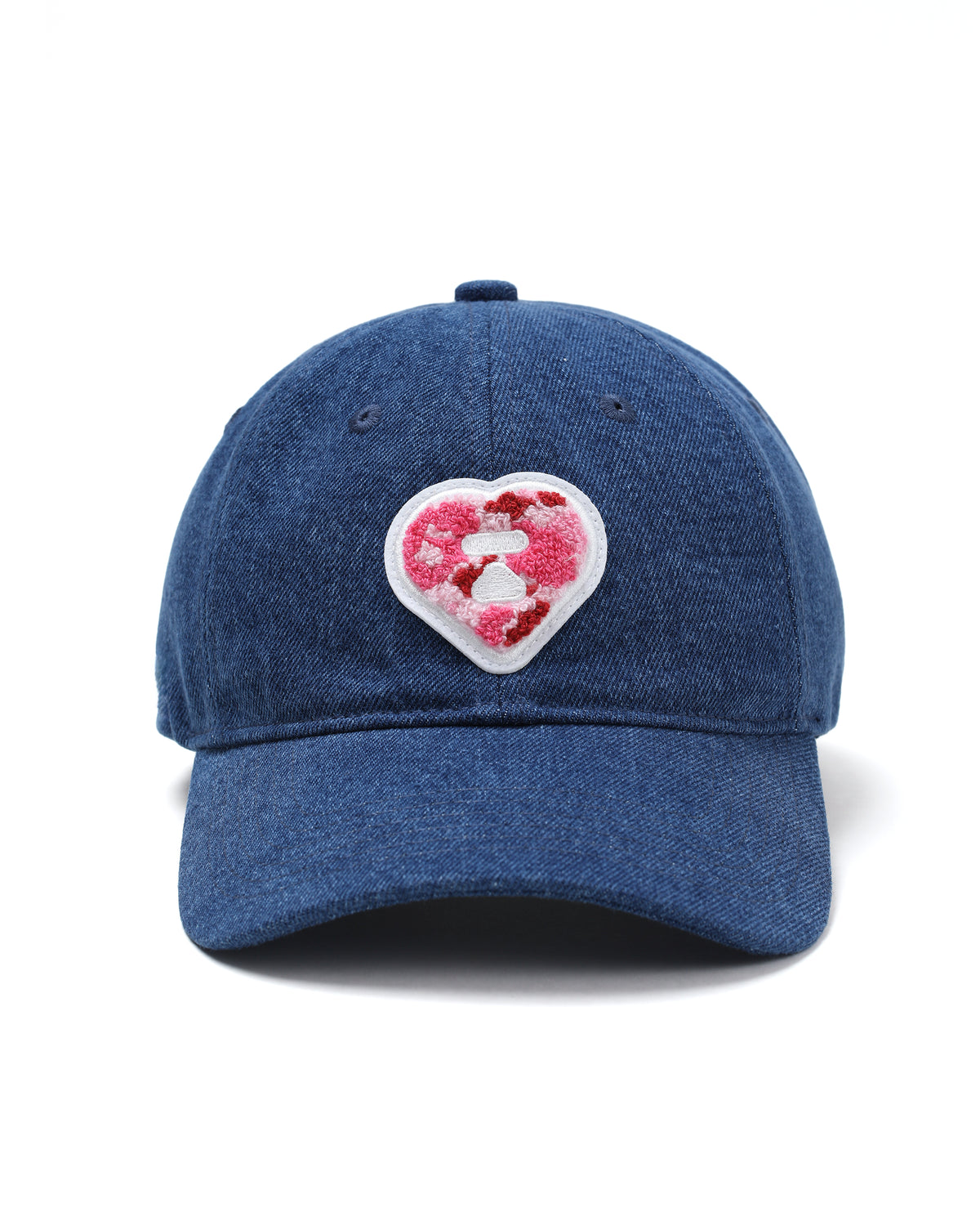 Heart logo patch cap