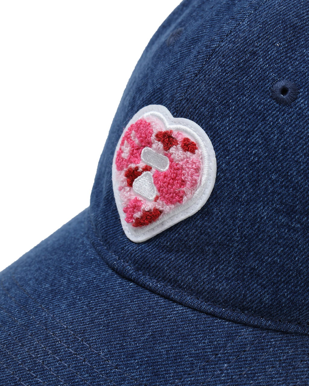 Heart logo patch cap