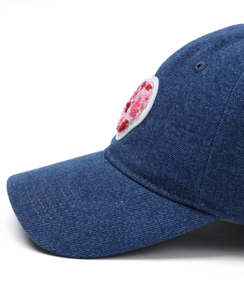 Heart logo patch cap