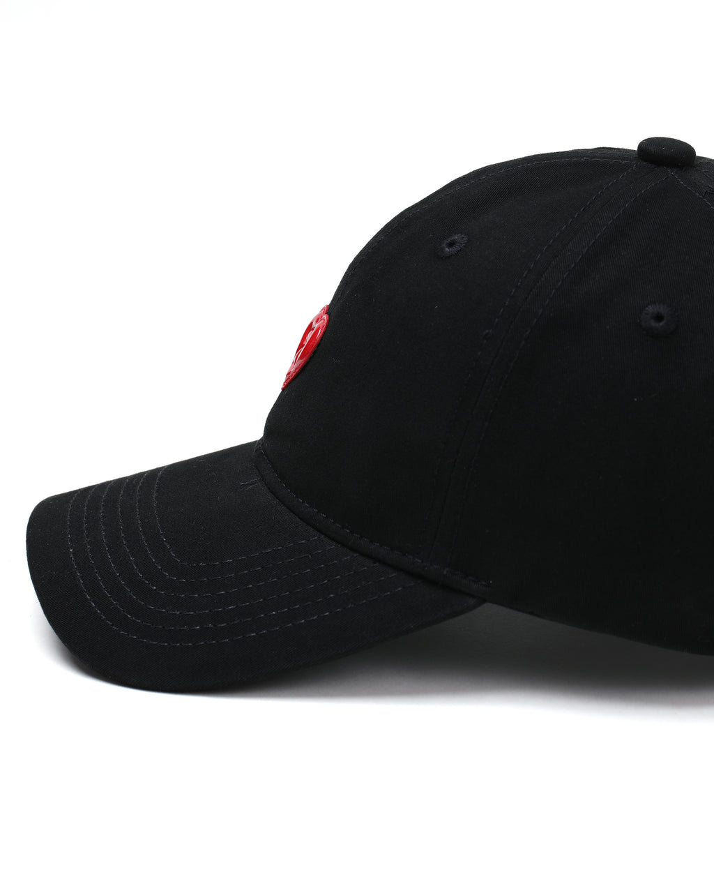 Heart logo patch cap