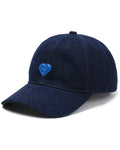 Heart logo patch cap