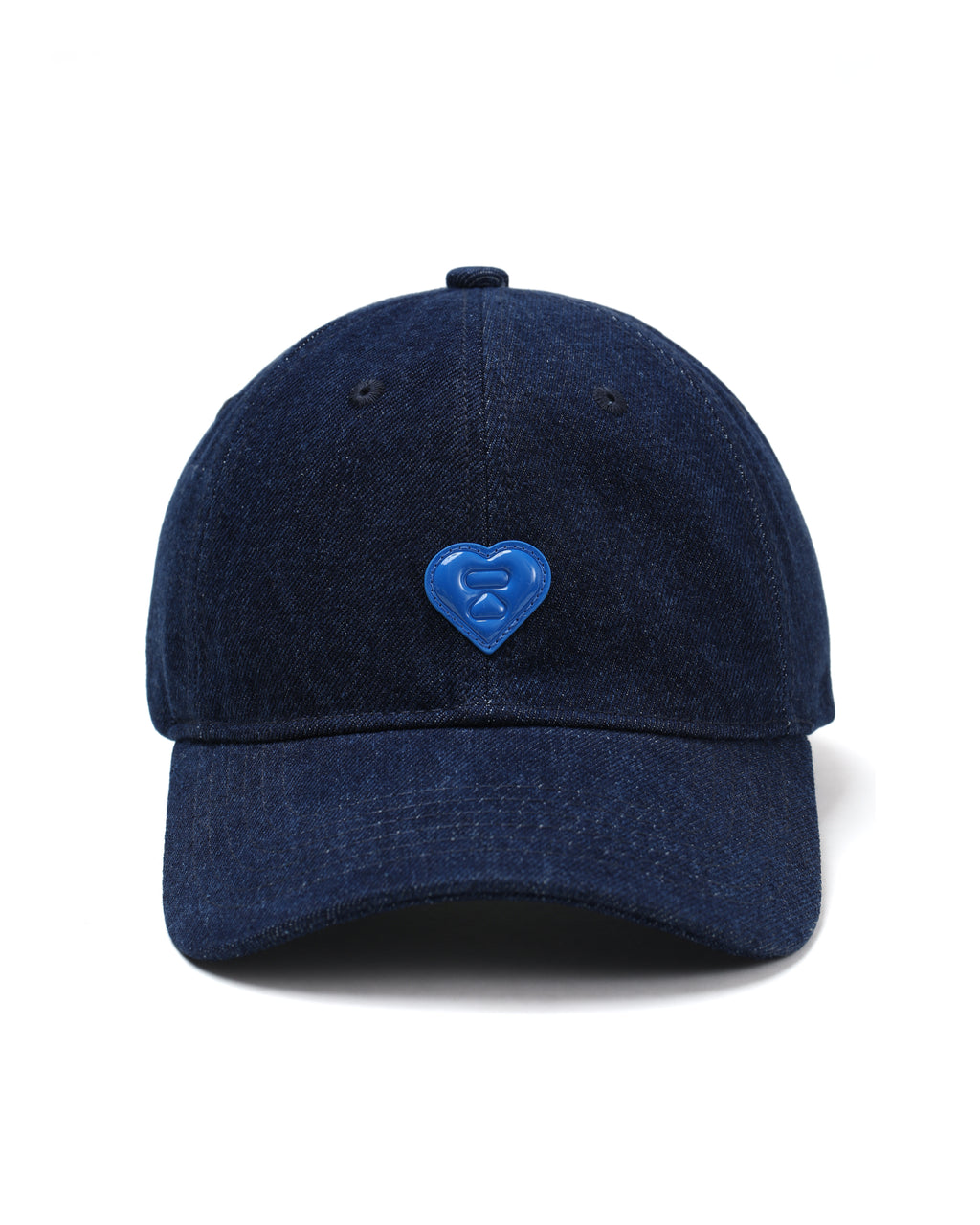 Heart logo patch cap