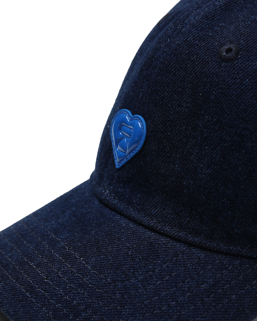 Heart logo patch cap