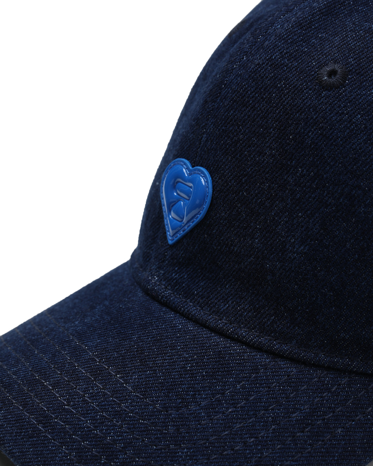 Heart logo patch cap