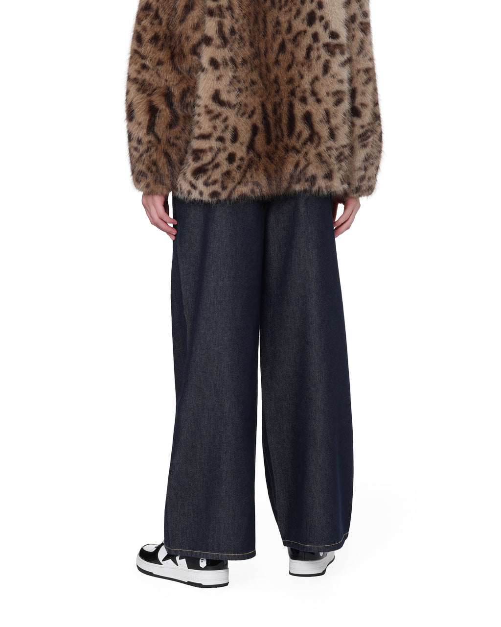 Logo wide-leg jeans
