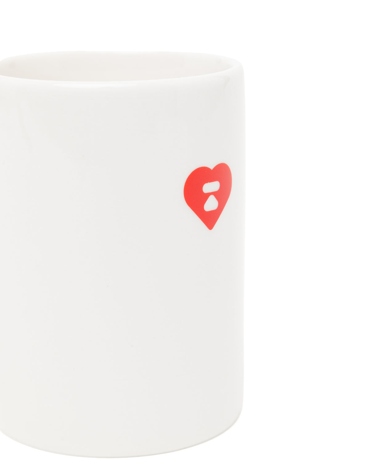 Heart logo mug
