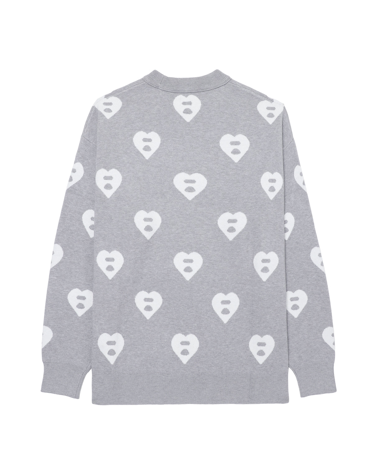Heart pattern sweater