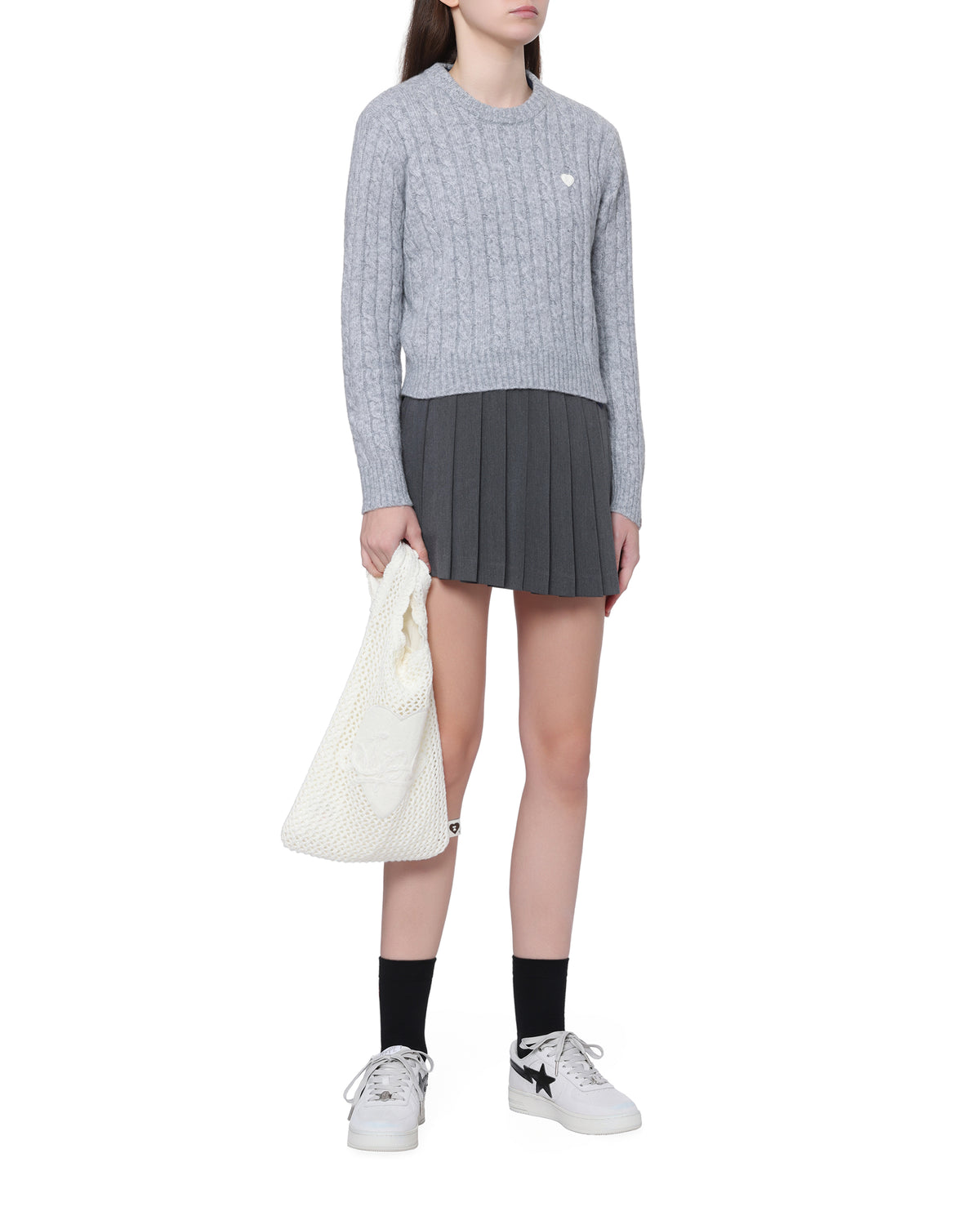 Cable knit sweater