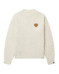 Heart-patch sweater