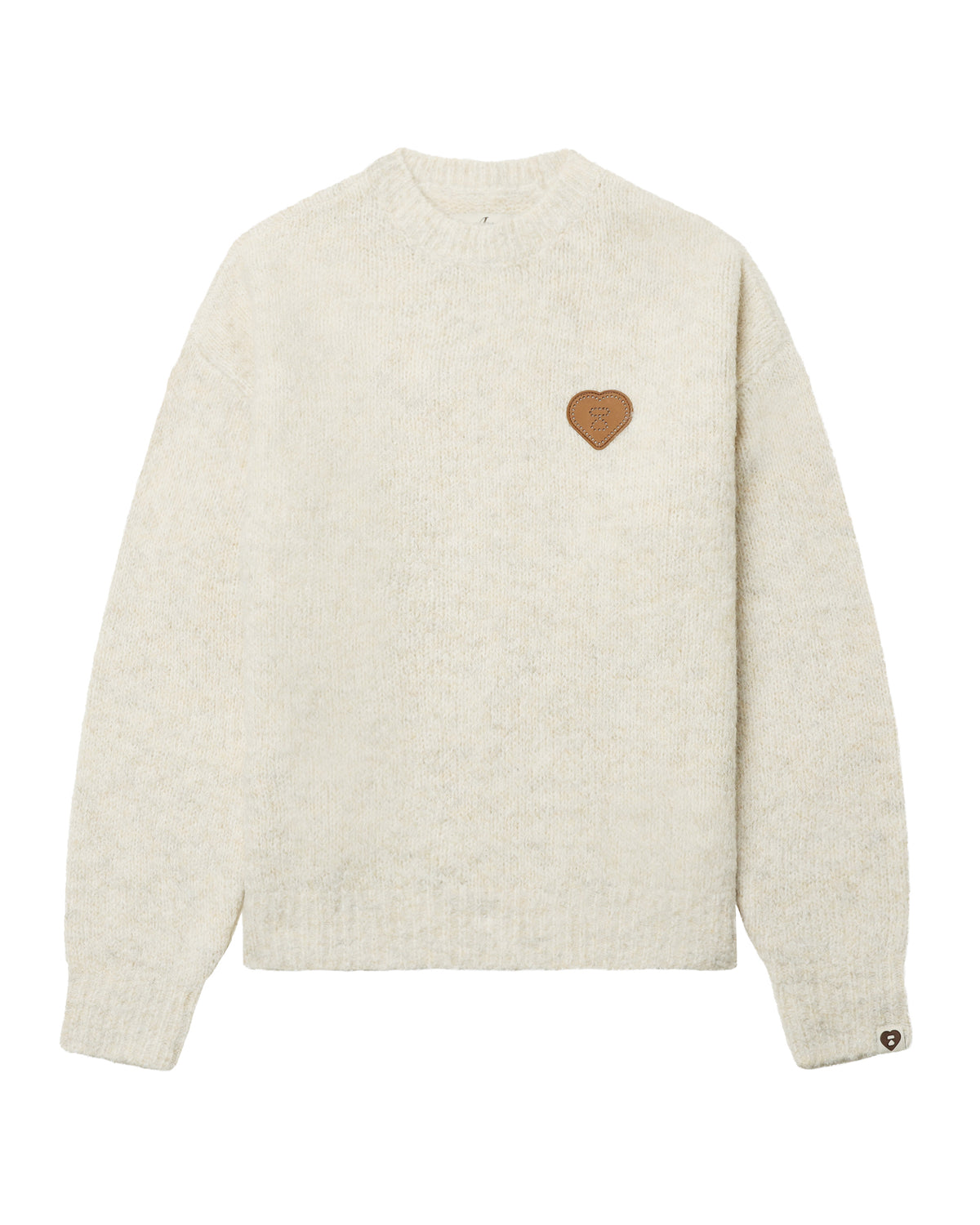 Heart-patch sweater