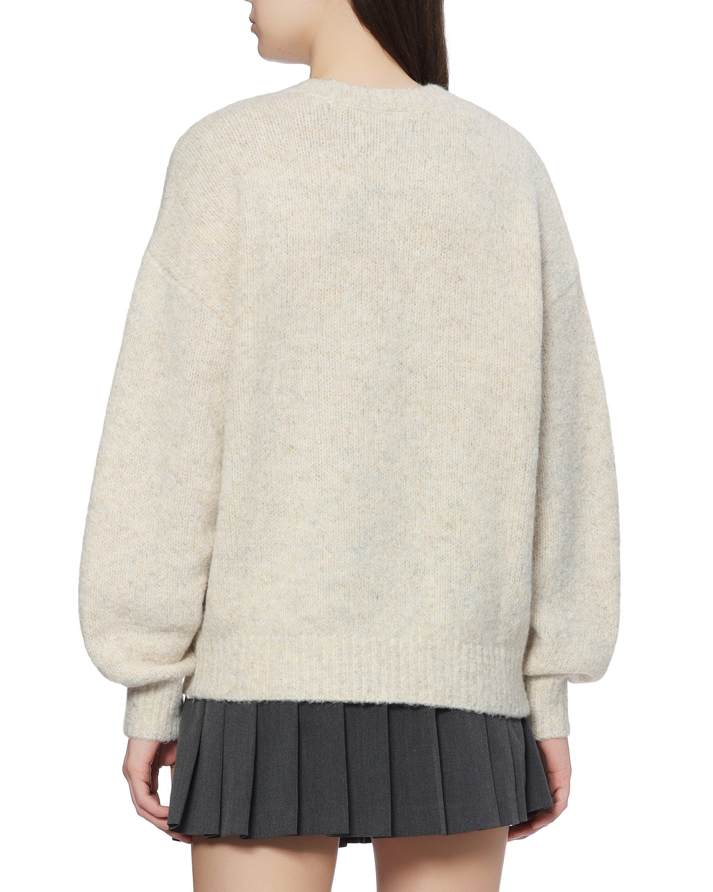 Heart-patch sweater