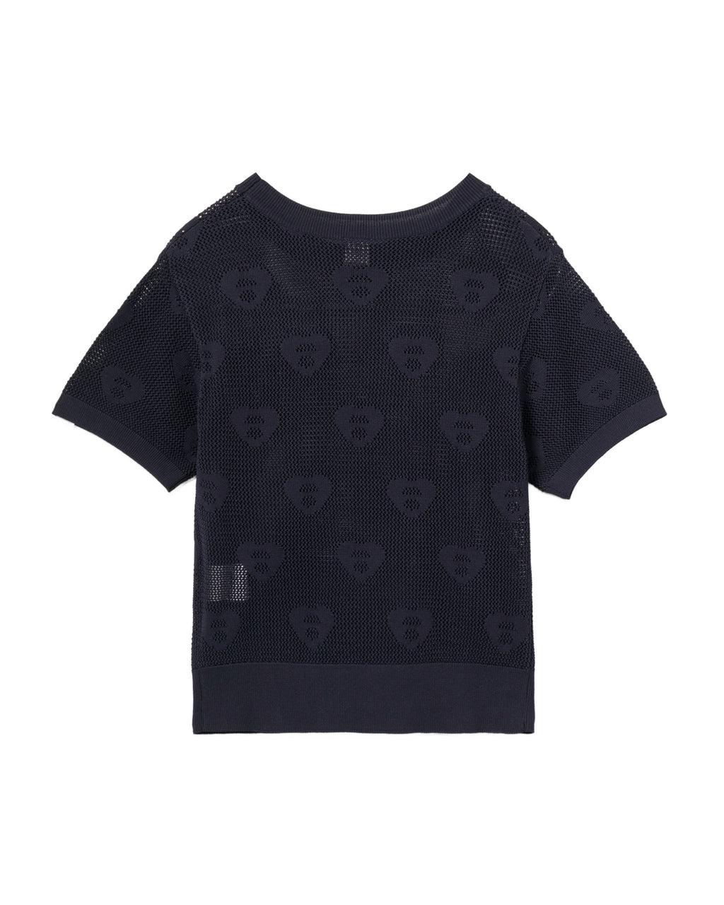 Moonface heart monogram sweater