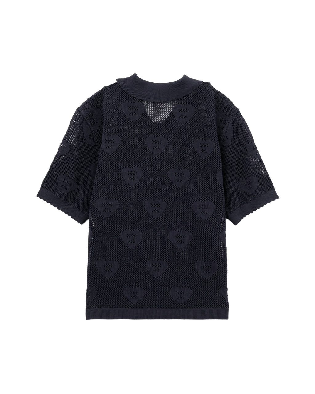 Knitted polo shirt