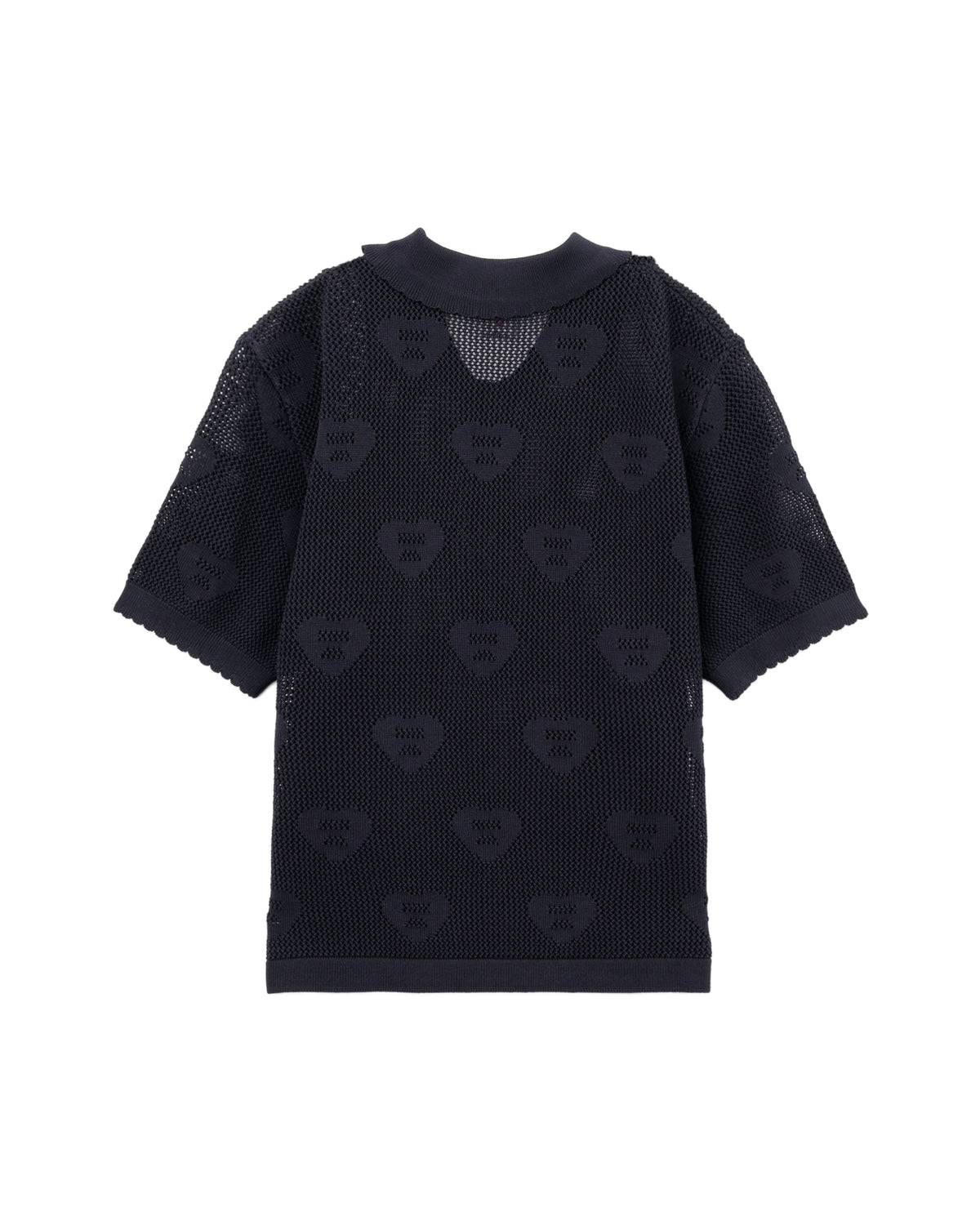 Knitted polo shirt