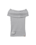 Off-shoulder ribbed top
