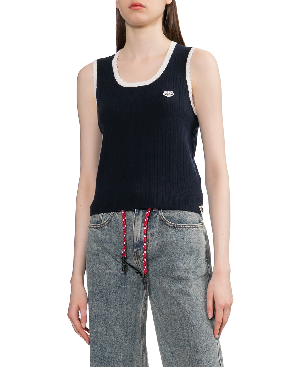 Ribbed tank top