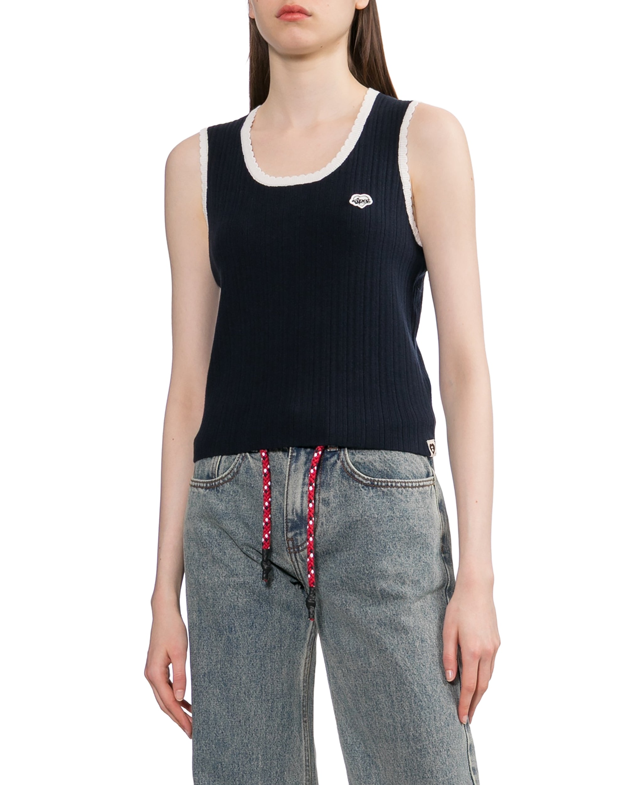 Ribbed tank top