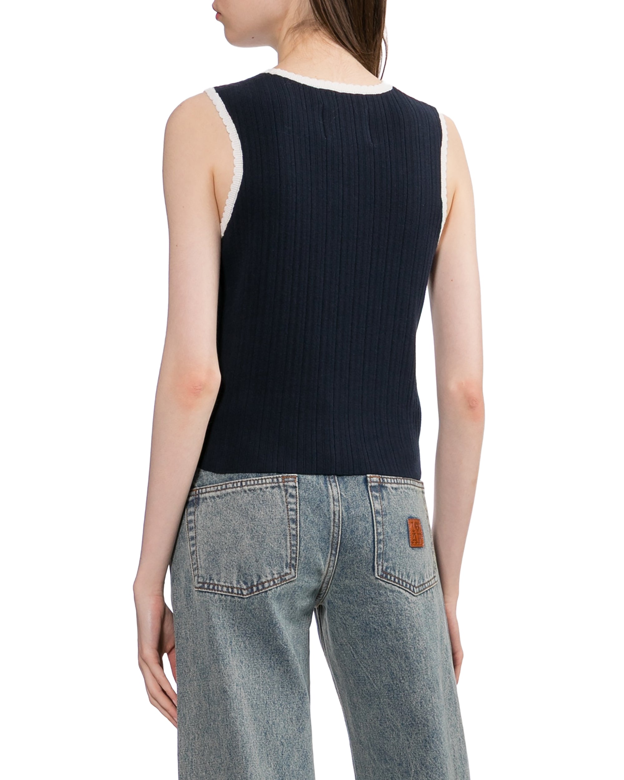 Ribbed tank top