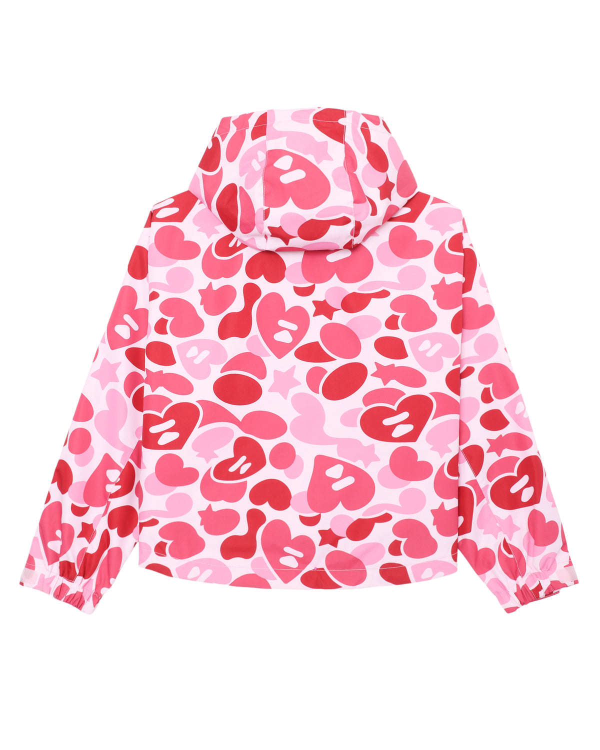 Printed hooded jacket
