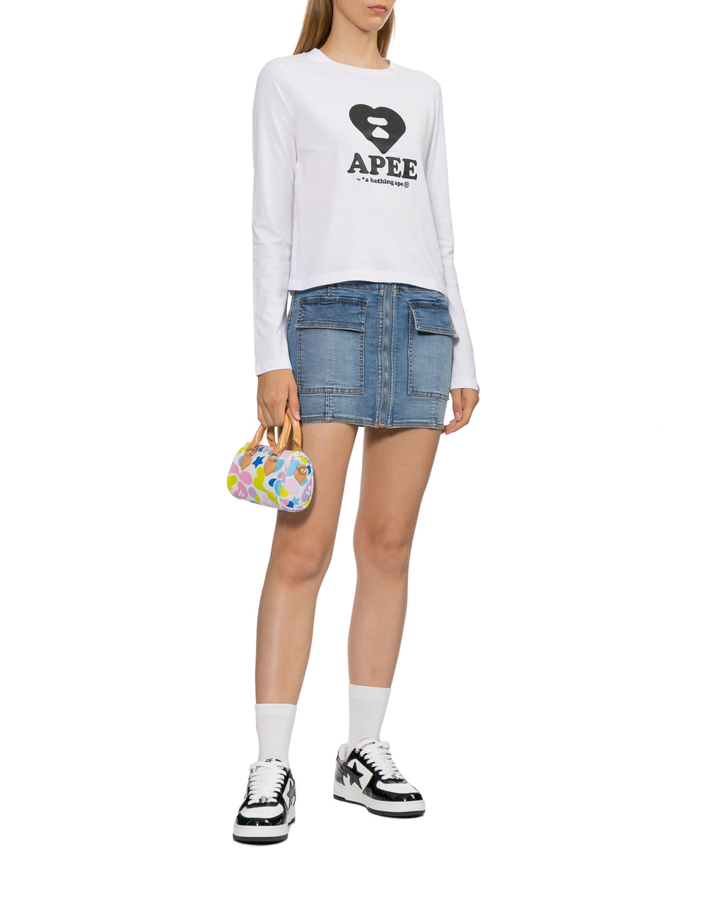 Graphic long sleeve tee