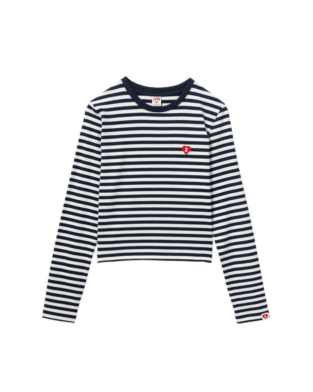 Striped long sleeve tee