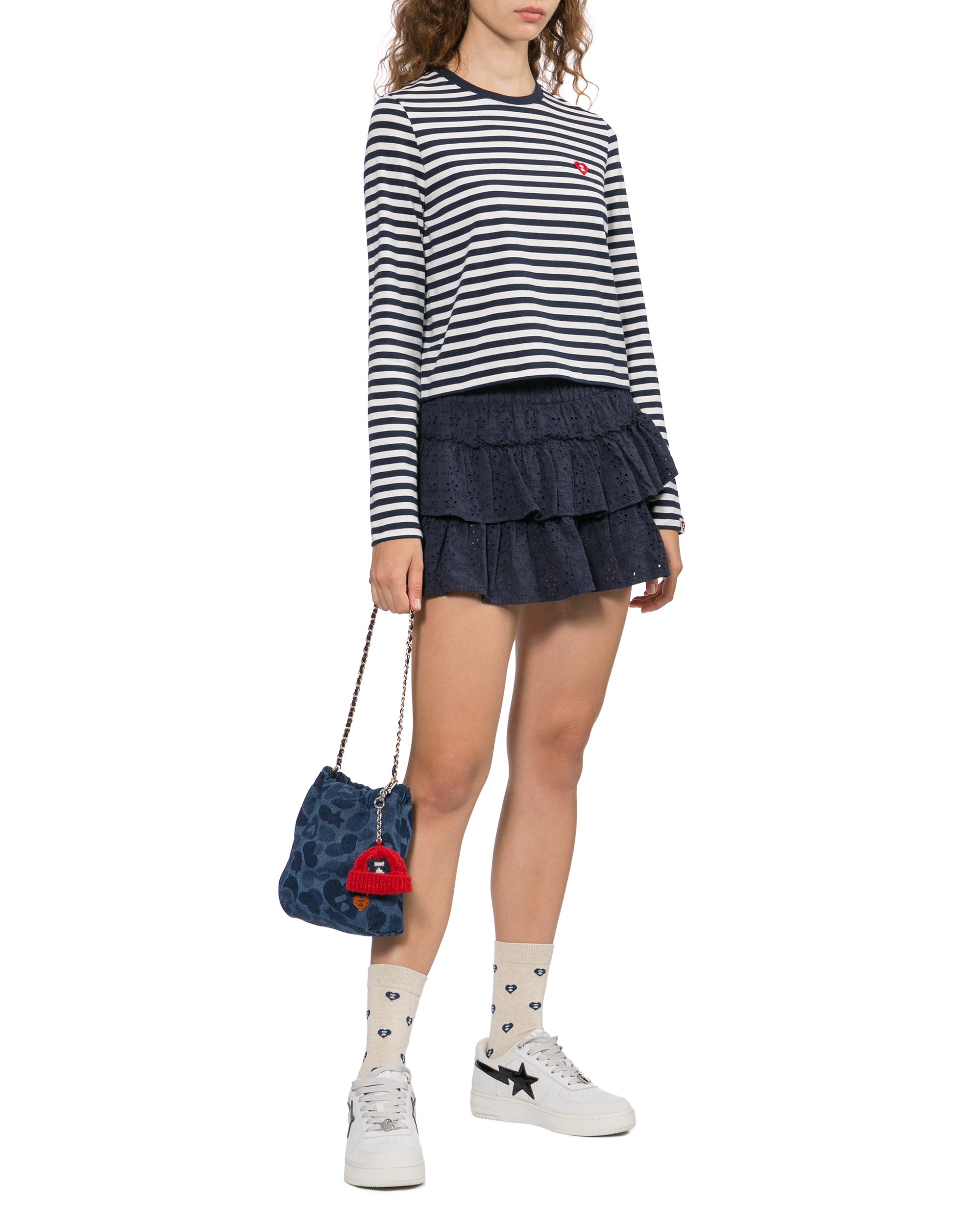 Striped long sleeve tee
