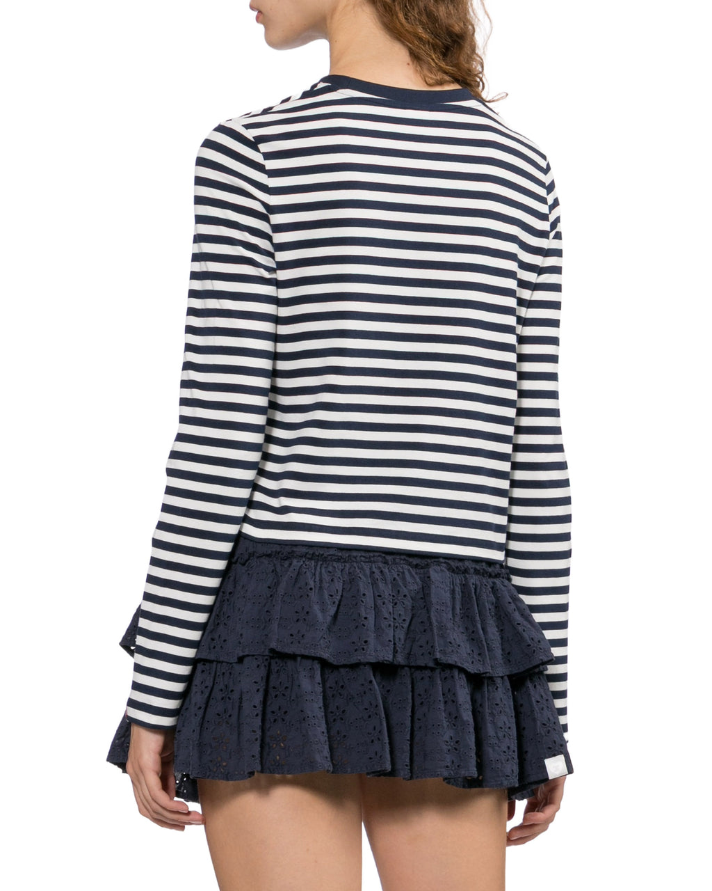 Striped long sleeve tee