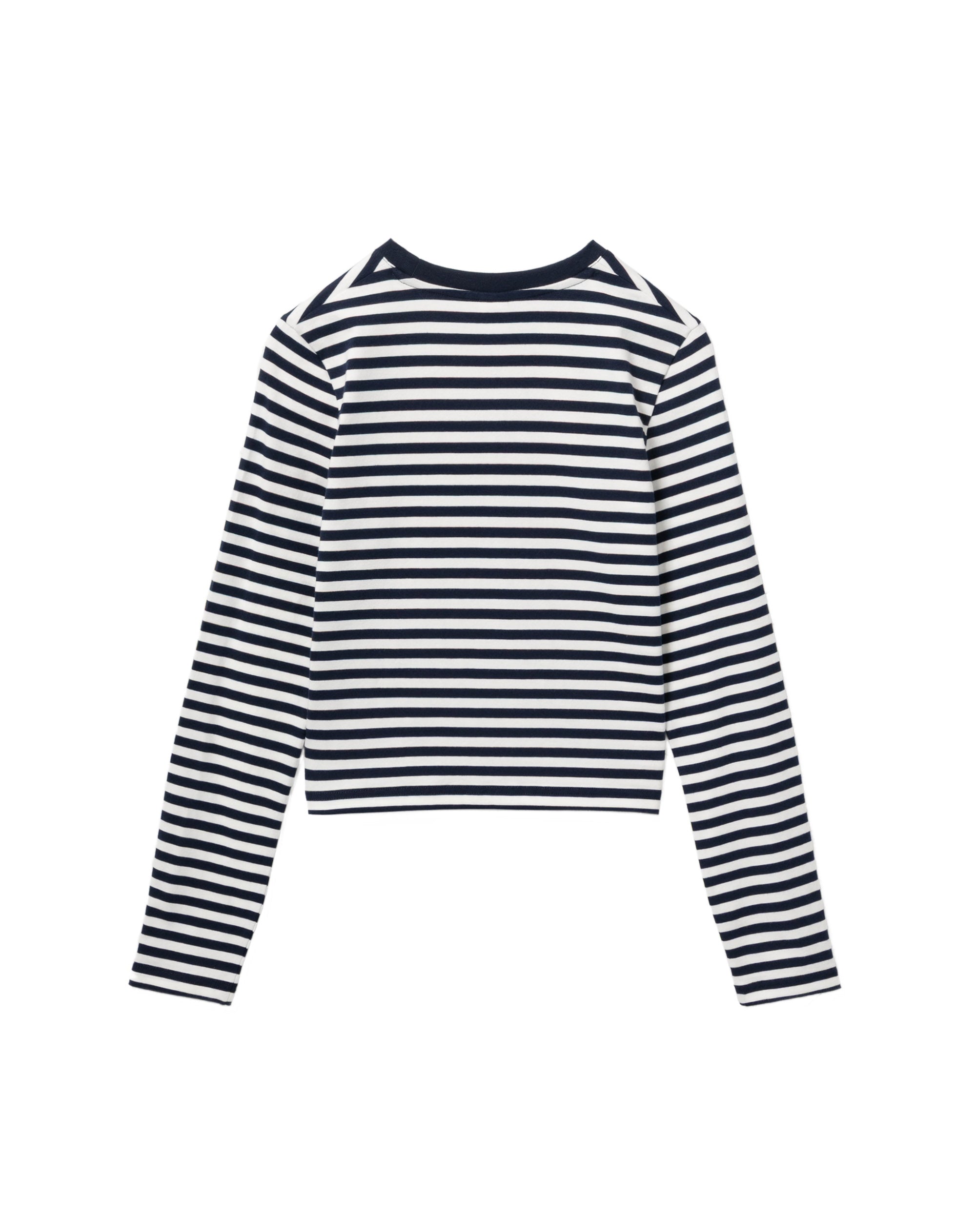 Striped long sleeve tee