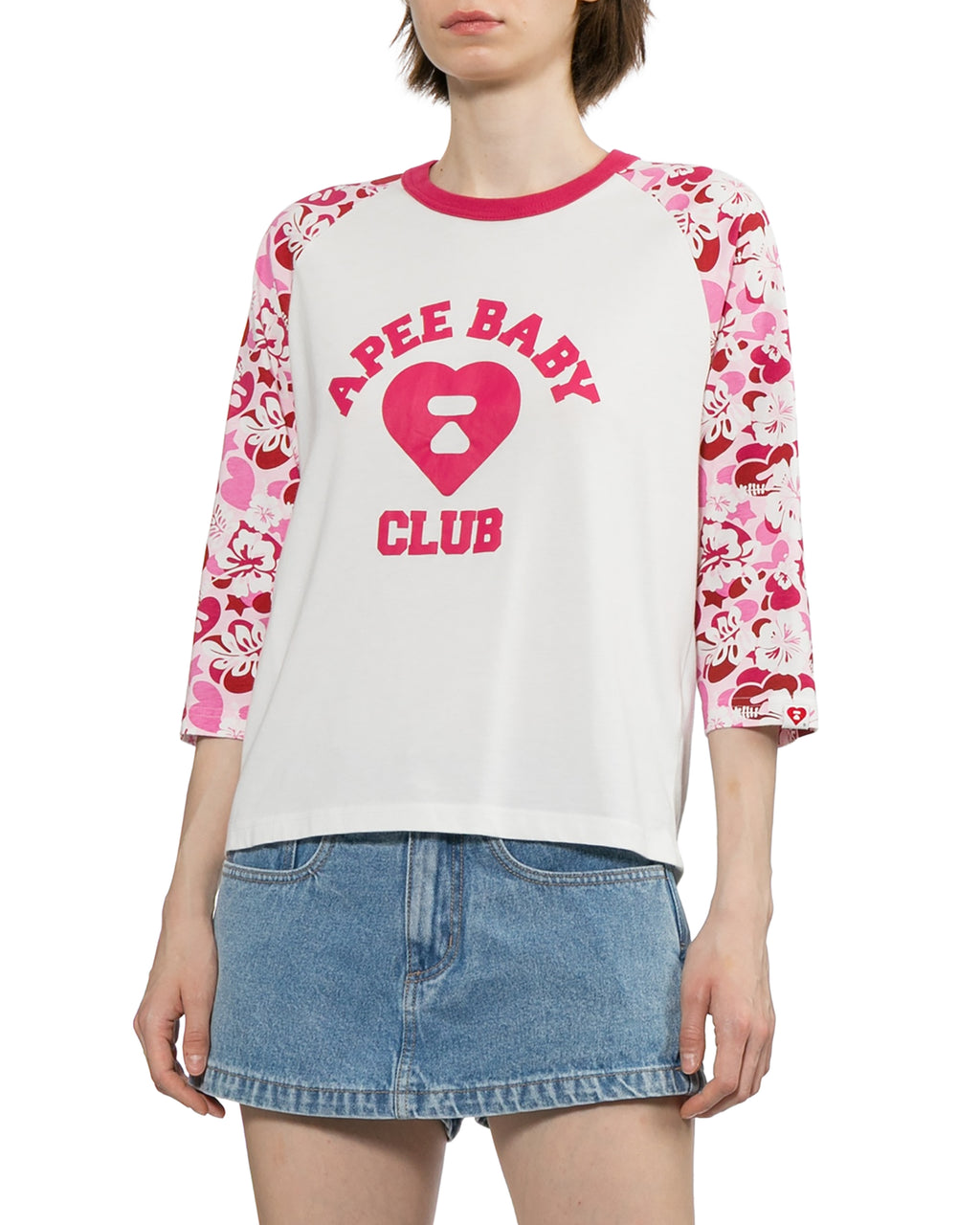 Heart moonface logo tee